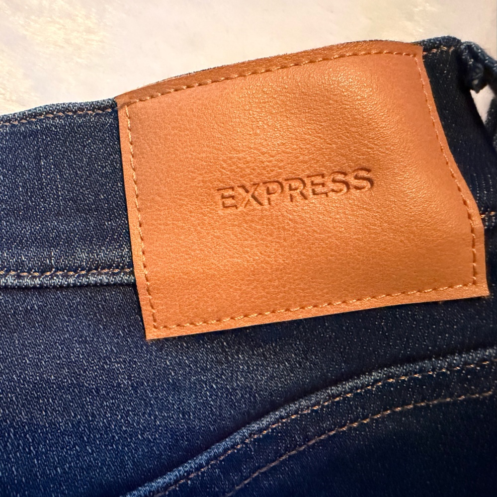 Express Dark Blue Denim Jeans - Picture 7 of 9